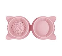 Portable Dog Bowl, Foldable Silicone Slow Feeder Bowl, Multi-Functional Cat and Dog Dish for Outdoor Use, Beach Days, Car Travel, Walks, Hiking, Camping Trips, 13.78 x 6.69 inches