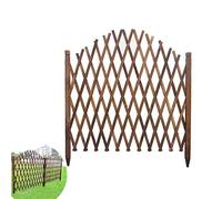 Portable Dog Fence Panel with Retractable Wooden Barrier for Pets, Expandable and Decorative for Home, Yard, Garden (150 * 83 cm) - Ideal for Dogs and Cats