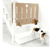 Portable Dog Gate for Stairs & Doorways, No Drill Pet Safety Barrier, FSC Certified High-Density MDF, Freestanding Dog Stopper with Interchangeable Legs, Easy Assembly Indoor Pet Gate - Size:50cmx70cm