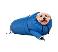 Portable Dog Hair Drying Pouch With Air Circulation, Pet Blower Sack | Universal Drying Sleeves And Adjustable Neck Help Contain Shed Hair During Drying