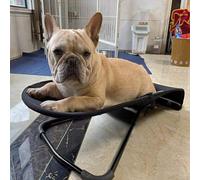 Portable Dog Hammock, Indoor Rocking Chair, Adjustable Height, Breathable Polyester Mesh Pet Bed for Small Dogs