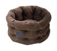 Portable Dog Mat - Cat Bed | Self Warming Fiberfill, 18.89 Centimeter Cuddle Nest with Extra Thick Bolster, High Density Foam Soft Cushion for Maximum Body Supplies, Cold Indoor Use