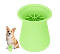 Portable Dog Paw Cleaning Cup - Flexible Silicone Brush Interior, Efficient Dirt Remover, Comfortable Massage Texture, Leak Proof Design | Convenient Pet Foot Washer For Home Travel Park Hiking Advent