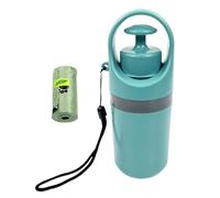 Portable Dog Poop Scooper - Hygienic Poop Cleaner with Bag Dispenser | Six-Claw Outside Pliers | Use Lim One-Hand Walking Attachment