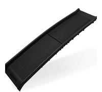Portable Dog Ramp, Anti-Slip Plastic Pet Access Ramp, Foldable Lightweight Design, Black, 155.5 x 40 x 15 cm, for Car and Home Use