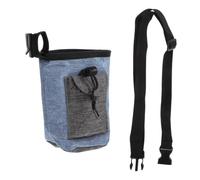 Portable Dog Treat Storage Bag for Training and Walking, Polyester Blue | Multiple Storage Pockets, Lightweight Design, Park Outings and Street Use, Suited for Dog Bags and PET Food