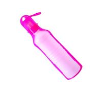 Portable Dog Water Bottle 250ml/500ml Foldable Lightweight Dog Drinking Bottle Spill Proof BPA Free Food grade For Dogs Travel Walking Hiking Park(Pink,500ml)