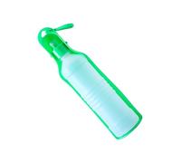 Portable Dog Water Bottle 250ml/500ml Foldable Lightweight Dog Drinking Bottle Spill Proof BPA Free Food grade For Dogs Travel Walking Hiking Park(Green,500ml)