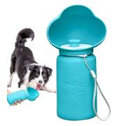 Portable Dog Water Bottle - Travel Water Bottle for Dogs, Walking Bottles | Existing Bowl Dispenser in Ek Foldable Flour Container, High Resistant