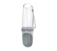 Portable Dog Water Dispenser 350ml Leakproof BPA Free Food grade Easy to Clean For Dogs Travel Walking Hiking Park(Gray)