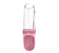 Portable Dog Water Dispenser 350ml Leakproof BPA Free Food grade Easy to Clean For Dogs Travel Walking Hiking Park(Pink)