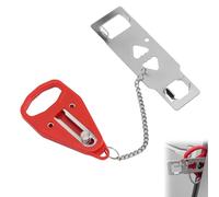 Portable Door Lock - Anti-Theft Travel Lock for Extra Security in Hotels, Apartments & Homes - Easy to Install, Lightweight & Durable Safety