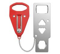 Portable Door Lock, Anti-Theft Travel Lock with Chain for Extra Security in Hotels, Easy-to-Use and Install, Ideal for Travelers and Students