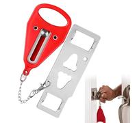 Portable Door Lock for Enhanced Security - Lightweight & Easy to Install Anti-Theft Travel Lock for Hotels, Homes & Dorms
