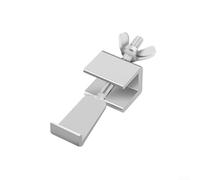 Portable Door Lock for Extra Home Security, Heavy Duty Stainless Steel Door Locker with 3-in-1 Versatile Compatibility, Tool-Free(Silver)