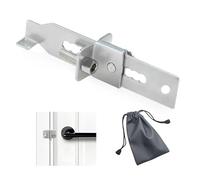 Portable Door Lock for Travel Adjustable Stainless Steel Door Lock Without Drilling Hotel Security Solution Easy to Use Safe for Solo Travelers and Homeowners Keeps You Secure on The Go