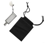 Portable Door Lock Hardware for Enhanced Entry Security - Compatible with Inward Opening Doors and Standard Strike Plates