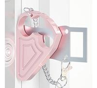 Portable Door Lock, Hotel Door Locks for Travelers Metal, Prevent Unauthorized Entry, Apartment Essentials, Home Security, Traveling Essentials