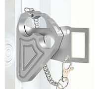 Portable Door Lock, Hotel Door Locks for Travelers Metal, Prevent Unauthorized Entry, Apartment Essentials, Home Security, Traveling Essentials