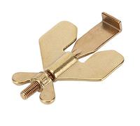 Portable Door Lock, Stainless Steel Additional Safety Privacy Locker Travel Lockdown Lock for 1.5-3cm/0.59-1.18in Door Home Hotel Apartment (Golden)