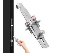 Portable Door Lock - Travel Hotel Lock for Safety and Privacy | Child Proof Door Stopper Safety Device for Women Kids Students | Temporary Locking Tool F0r Bedroom Dorm Apartment Motel | Personal