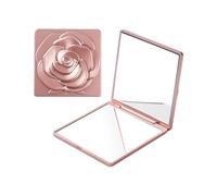 Portable Double Angled Vanity Mirroring Featuring Plastic Frame and Professional Cosmetic Precisions Double Side Travel Mirror Plastic