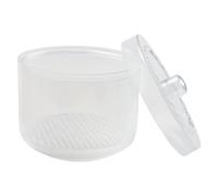 Portable Double Filter Deep Cleaning Nail Tool Cleaner - Nail Tips Cleaning Box - for Cutters, Nail Clippers, Tweezers, Cuticle Cutters, Brushes, White, Please refer to the description, Please refer