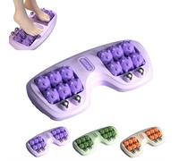 Portable Double Foot Massage Roller, Three Massage Techniques for Relieve Pain from Plantar Fasciitis,Plantar Fasciitis Rollers Improved Circulation