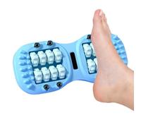 Portable Double Foot Massage Roller - Tight Muscles & Feet, Portable Reflexology Tool | Three Massage Techniques Muscle Recovery, Back Leg Hand Tight Muscle Women Men