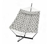 Portable Double Hammock with Stand for Outdoor Patio Garden Beach Backyard