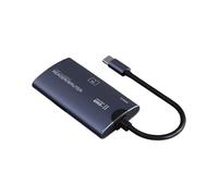 Portable Double Interfaces Card Reader USB C to TFs with OTGs Functionality a Compatibility 480Mbps Speed Automatic Recognition Aluminum Body Travel Friendly C and a to TF Card Reader