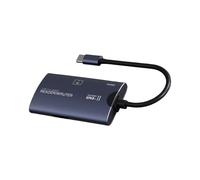 Portable Double Interfaces Card Reader USB C to TFs with OTGs Functionality USB a Compatibility 480Mbps Speed Automatic Recognition Aluminum Body Travel Friendly OTG Reader