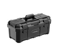 Portable Double Layer Essential Tool Box Maintenance Storage Box with Removable Tray Carrying Case for Protect Home Essential Storage