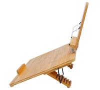 Portable Double Layer Reading Stand Unhed Wooden Book Holder Small Size Anti-Wind Double Clip Multi-Functal Shelf for Boo & Devices Ideal for Home & Office