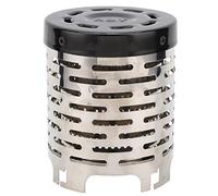 Portable Double Layer Stainless Steel Mini Heater - Safe Tent Heating Cover with Handle for Outdoor Hiking Backpacking Fishing Traveling Hunting Survival