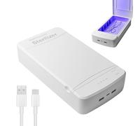 Portable Double Layer UV Lamp Steriliser, Professional UV Nail Tool Steriliser Box, LED Disinfectant Device, Disinfectant Box for Manicure Tools and Nail Salons