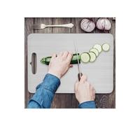 Portable Double Sided Titanium Chopping Board Thickened Food Grade Cutting Board for Kitchen Ideal for Fruits & Meat 46CM x 30CM & Easy to Clean