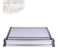 Portable Drafting Board, Magnetic Drawing Board with 6-Level Tilt, Parallel Straightedge, Storage Bags - for Students, Architects, Designers
