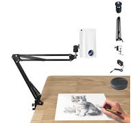 Portable Drawing Projector, Art Projector Lamp for Artists Tracing, Drawing Sketching Tool, Waterproof Draw Tracing Board Sketching Painting Table Desk Tools (White)
