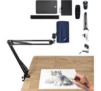 Portable Drawing Projector, Art Projector Lamp, Smart Sketcher Projector for Tracing, Sketching Tool with Stand for Artists Tracing Desktop Canvas/Wall, Draw Tracing Board(Blue)