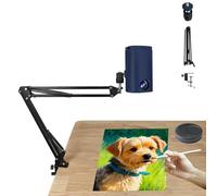 Portable Drawing Projector for Tracing, Smart Sketching Tool with USB/Smartphone Support and Remote Control, Ideal for Desktop Canvas and Wall Art Projects,Blue-0.6m