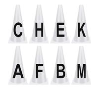 Portable Dressage Letters, Sports Training Cones, Equestrian Competition Markers, Equestrian Training Cones, White Dressage Cones, Stackable Training Cones for Athletes