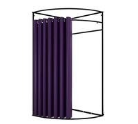 Portable Dressing Room with Shade Curtain - Metal Clothing Boutique, 80x80x200cm Changing Booth for Events, Markets & Pop-Up Shops - Temporary Privacy Solution