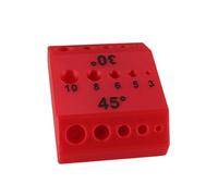 Portable Drill Angles Guide with Built in Digital Markings Professional Carpentry Tool for Error Release Construction Work Drill Angles Guide