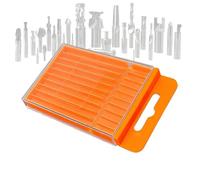 Portable Drill Bit Organizer Case with Removable Tray for Small Parts - Bit and Bit Organizer | for Workshop, DIY, Tools, Dies, Parts
