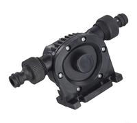 Portable Drill Driven Pump With Syphon Kit For Emptying Ponds And Flooded Rooms, Compact Lightweight Design Made From Nickel Plated Iron, High Efficiency Water Transfer Tool For Outdoor And Indoor Use