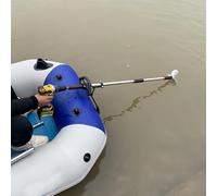 Portable Drill-Powered Outboard MotorDrill-Powered Boat Propeller for Small Lakes & Ponds, 1.25m Underwater Thruster Attachment, Electric Drill Propeller for Effortless Boating & Fishing Adv