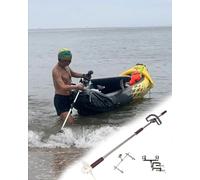 Portable Drill-Powered Outboard MotorLightweight Inflatable Paddle Board Propeller Mount for Kayak & Canoe, Trolling Motor for Fishing, Ideal for Lake & Pond Adventures, Small Pedal Boat Acc