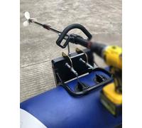 Portable Drill-Powered Outboard MotorPowerful Emergency Outboard Motor Kit - Kayak Drill Propeller with Handle & Mount for Paddle Boards, Large Transom-Mounted Trolling Motor for Ultimate Pe