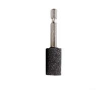 Portable Drill Tool Cylinder Grinding Wheel Head with Hexagonal Shank, Brown Corundum for Working on Metal Wood Glass Hardened Steel (16mm)